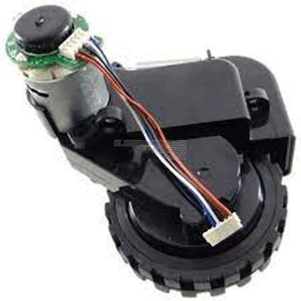 Roue gauche + moteur noir