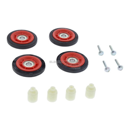 Roulette tambour complet,4pcs