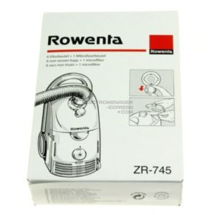 ROWENTA SACS ASPIRATEUR X6 + 1 MICROFILTRE POUR DYMBO ROWENTA