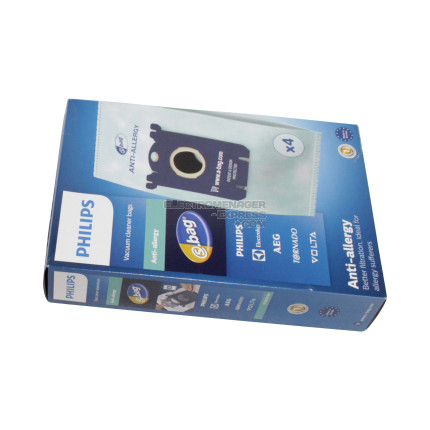 Sac aspirateur anti-allergies (x4)