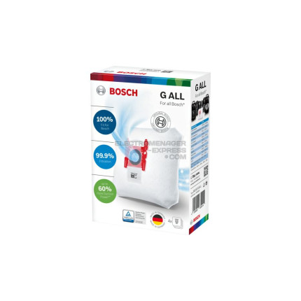 Sac / bbz41fg type g (x4 + 1 microfiltre)