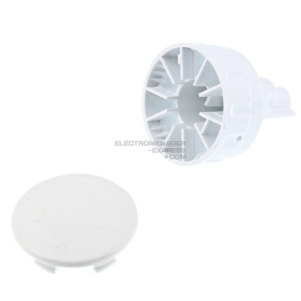 Sélecteur de commande blanc pour lave-linge