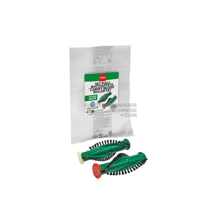 Set 2 brosses rouleaux battant tapis