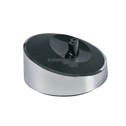 Socle de charge chromé / noir
