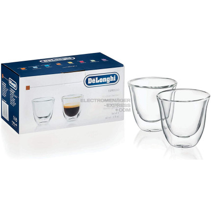 TASSES ESPRESSO (DOUBLE PAROIS, 60ML, LOT DE 2) DL (EU)