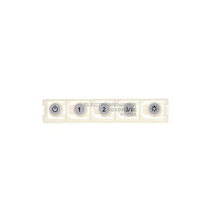 Touches clavier de commande