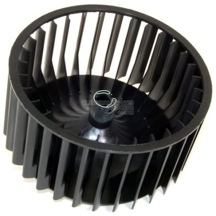 TURBINE PLASTIQUE 130X130X66MM AXE 20MM