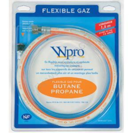 Tuyau de gaz butane propane long. 1.50m