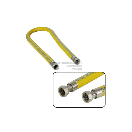 Tuyau gaz inox flexible 3m femelle/femelle