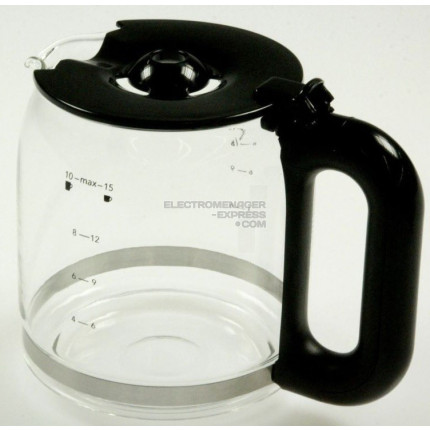 Verseuse pour Cafetière 1,5 litres noire 15 tasses