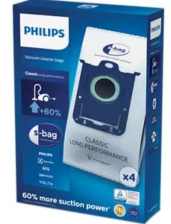 Electrolux sacs aspirateur (x4) classique long performance fc802103 pour electrolux advantisbc3 90733140100