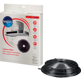 Brandt filtre à charbon d210 avec pattes de montage diamètre 210mm x h 30mm 484000008655 pour hotte brandt fiorina 20837