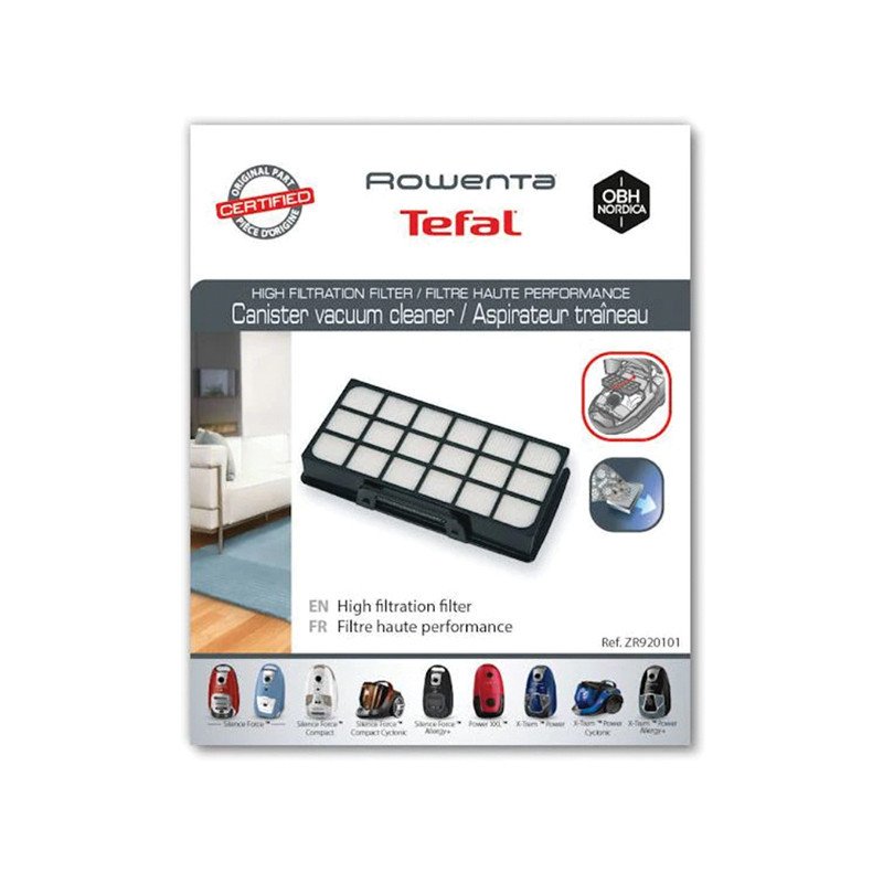 Rowenta filtre hepa zr920101 pour aspirateur rowenta silence force compact ro6375ea/410 2210768223