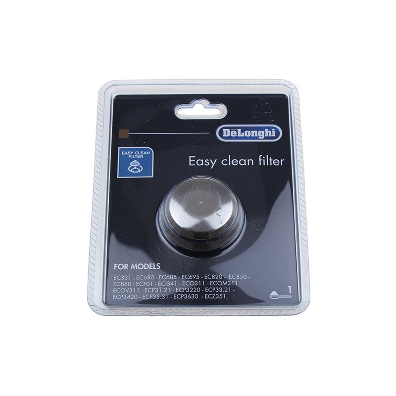 Delonghi filtre à 1 tasse 5513280991 pour cafetière et expresso / machine à café delonghi ecz351w 0132103104