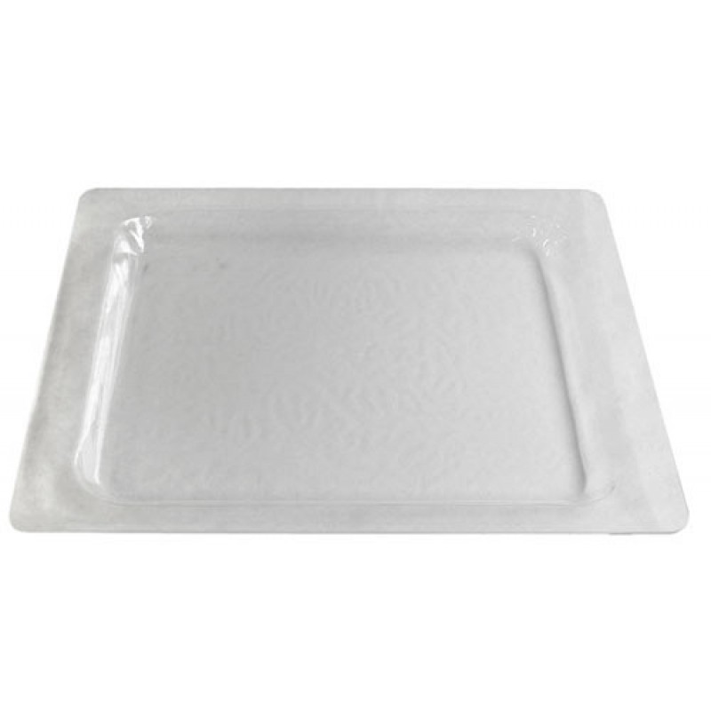 De dietrich plateau lèche frites rectangulaire en verre 79x7440 pour micro-ondes de dietrich dme795w dme795w1-e