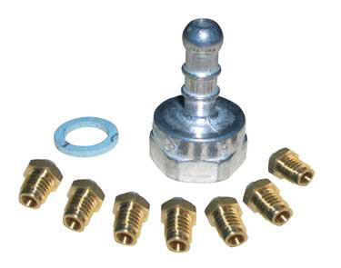 Brandt sachet d'injecteurs 76x3497 pour four - cuisinière brandt cd8449f1 cd8449f12