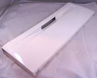 Brandt façade de tiroir inférieur 74x2904 pour four - cuisinière brandt kg561we1 kg561we11