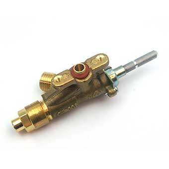 Electrolux robinet auxiliaire gris 0,29 3429075058 pour four - cuisinière electrolux fcg6109cxa 94300341602