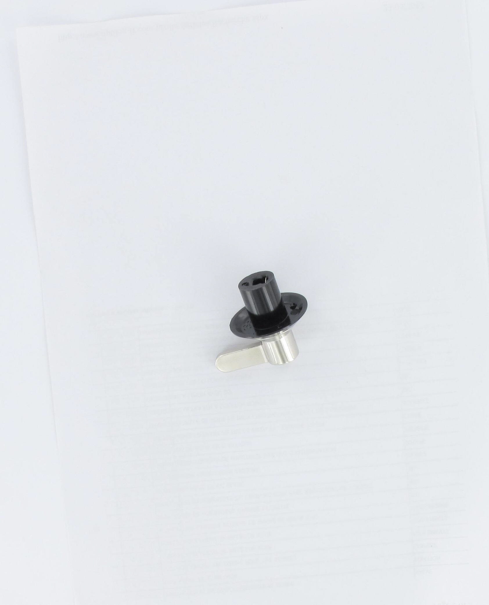 Smeg bouton de contrôle noir inox chromé 694975086 pour four - cuisinière smeg b71mpx5 620007