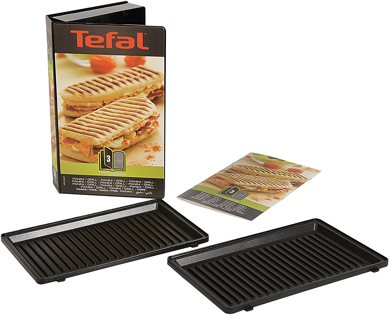 Tefal plaque grille panini snack xa800312 pour gaufrier - croque-monsieur tefal sw341512/9za 1500637775
