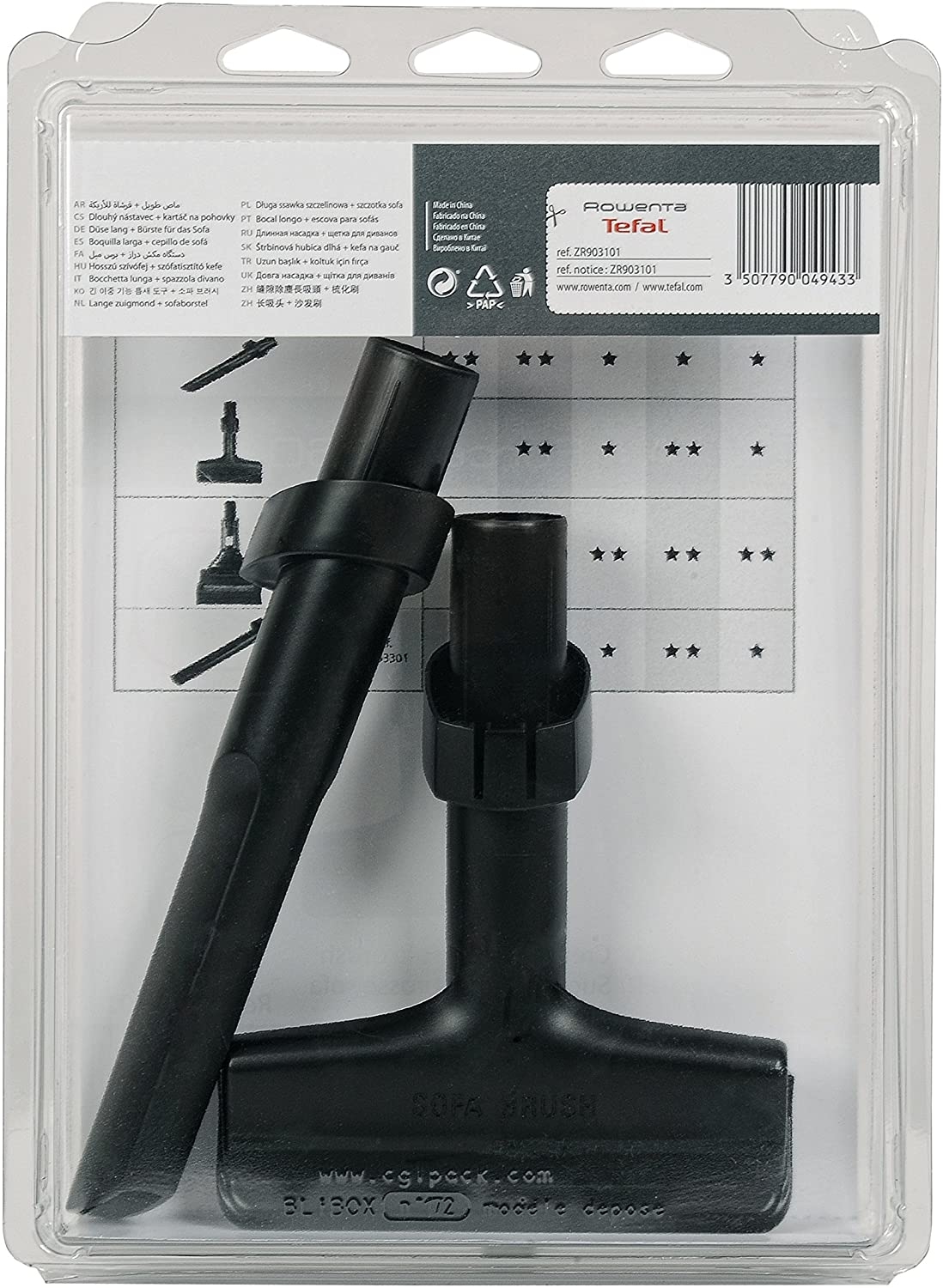 Rowenta suceur étroit + suceur large zr903101 pour aspirateur rowenta air force all-in-one 460 rh9282wo/4q0 2211400317